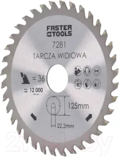 Пильный диск Faster Tools 7281 — фото 3