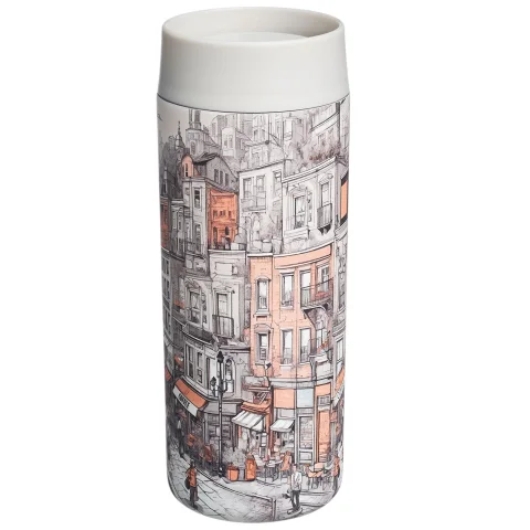 Термокружка Agness Город 798-113