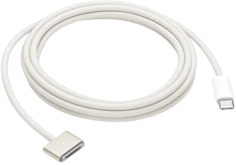 Кабель Apple A2363 USB-C to MagSafe 3 / MW633 (2м, звездный свет)