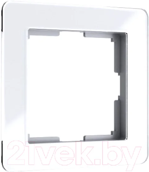 Рамка для выключателей и розеток Werkel Acrylic W0012701 (белый)