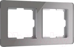Рамка для выключателей и розеток Werkel Acrylic W0022704 (графит) — фото 1