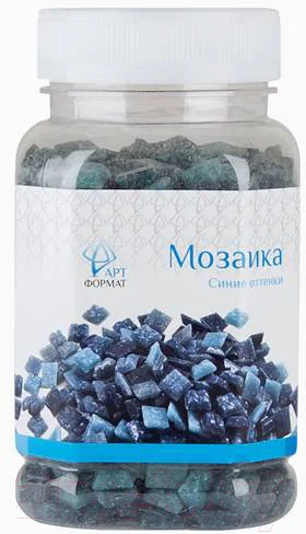 Мозайка для декорирования АртФормат Синие оттенки / AF08-011-06