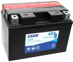 Мотоаккумулятор Exide AGM ET12A-BS (9.5 А/ч) — фото 5