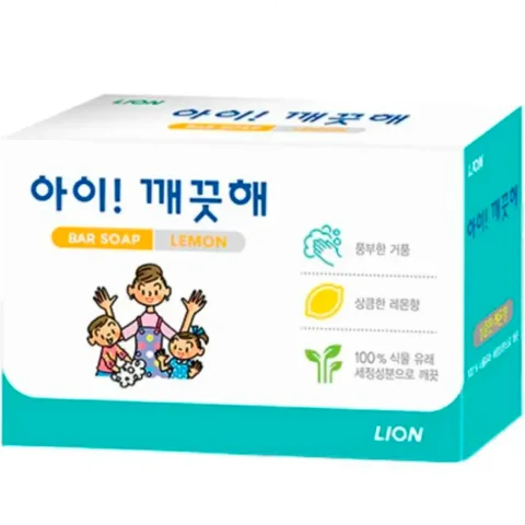 Мыло твердое детское Lion Ai! Kekute Soap (90г)