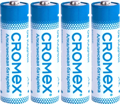 Комплект батареек Cromex Alkaline. АA LR6 15A / 457130 (4шт)