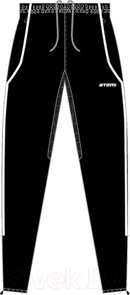 Брюки спортивные детские Atemi APNT-001JSS23-BLK (р-р 164, черный)