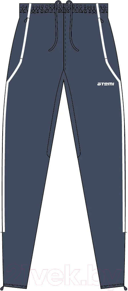 Брюки спортивные детские Atemi APNT-002JSS23-DNV (р-р 140, темно-синий)
