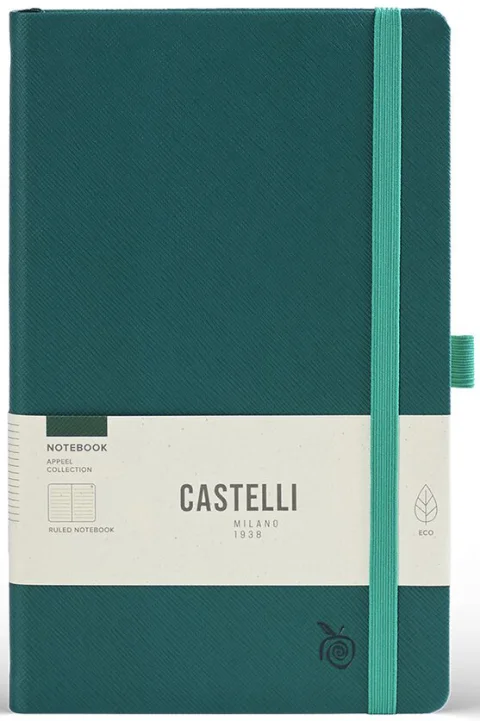 Блокнот CASTELLI Appeel Classic Teal / 0M39IO-091 (96л, зеленый)