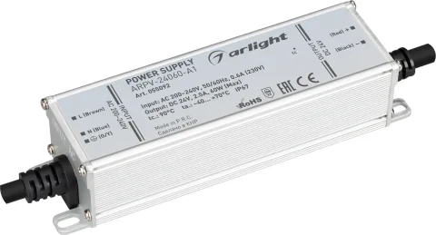 Блок питания для светильника Arlight ARPV-24060-A1 24V, 2.5A, 60W IP67 / 055092 (металл)