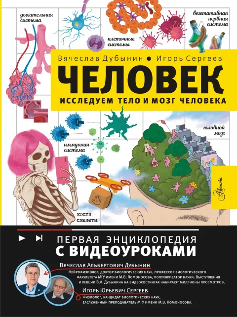 Энциклопедия АСТ Человек. Исследуем тело и мозг человека (Дубынин Вячеслав, Сергеев Игорь 9785171728052)
