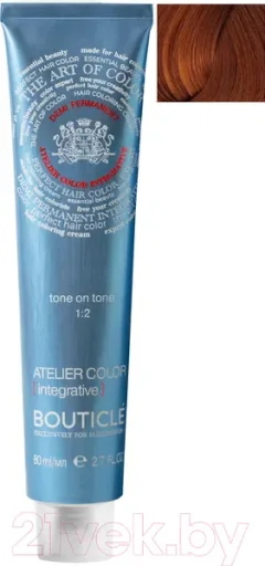 Крем-краска для волос Bouticle Atelier Color Integrative 7.4 (80мл, русый медный) — фото 9