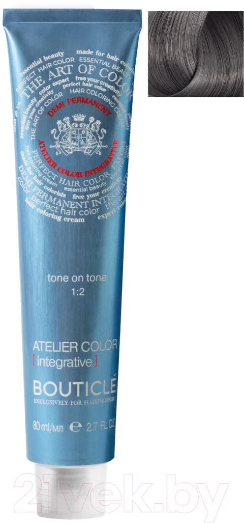 Крем-краска для волос Bouticle Atelier Color Integrative 9.16 (80мл, блондин пепельно-фиолетовый)