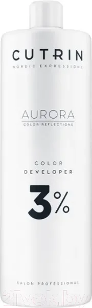 Эмульсия для окисления краски Cutrin Aurora 3% Developer (1л) — фото 3