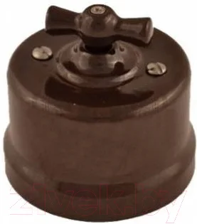 Выключатель Electraline B1-201-22 (коричневый)