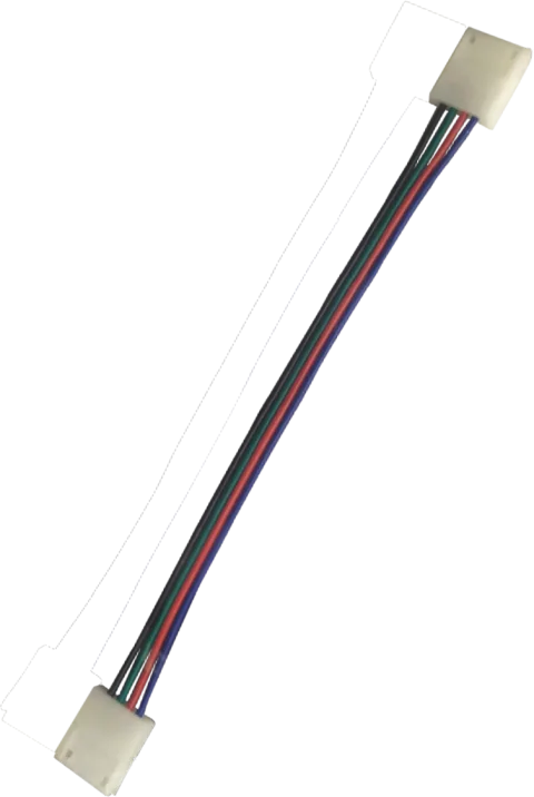 Коннектор для светодиодной ленты Gauss Basic 10 mm RGB 5050 IP65 / BT437