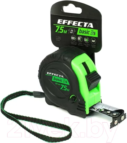 Рулетка Effecta Basic 25мм / 577525S (7.5м)