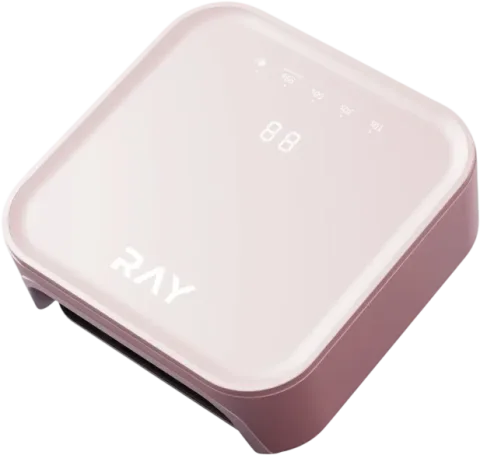 UV/LED лампа для маникюра RaY Basic (розовый)
