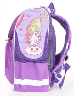 Школьный рюкзак Schoolformat Basic Fairytale Unicorn РЮКЖК-СКЕ (сиреневый) — фото 3