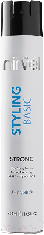 Лак для укладки волос Nirvel Basic Strong сильной фиксации (400мл) — фото 1