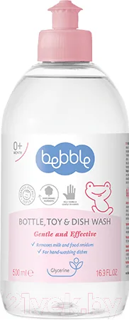 Средство для мытья посуды Bebble Для детских бутылочек игрушек и посуды (500мл) — фото 1