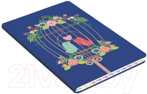 Записная книжка Канц-Эксмо Be Happy! / КЗБХК6802990 (80л)