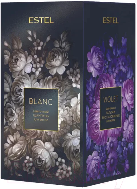 Набор косметики для тела и волос Estel Blanc Violet Rouge Шампунь+Бальзам+Молочко для тела (250мл+200мл+150мл)