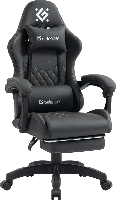Кресло геймерское Defender Bora / 64024 (темно-серый)