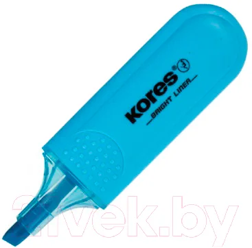 Текстовыделитель Kores Bright Liner / 36103.01 (синий)