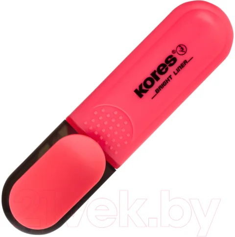 Текстовыделитель Kores Bright Liner / 36107.01 (красный)