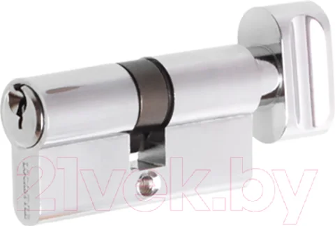 Цилиндровый механизм замка Lockstyle C30X30KN CP (хром)