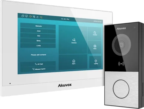 IP-видеодомофон Akuvox C313S + E12S (белый)