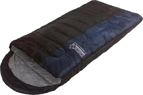 Спальный мешок INDI Camper Plus L-zip от -12°C (одеяло с подголовником 195+35x85см)