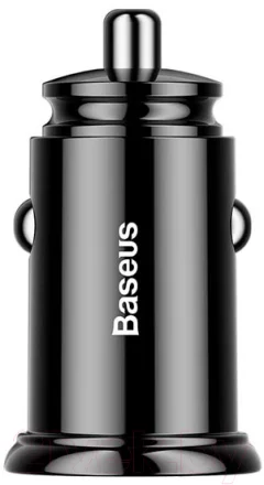 Зарядное устройство автомобильное Baseus Circular Plastic / CCALL-YD01 (черный) — фото 3