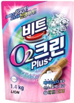 Пятновыводитель Lion Clean Plus кислородный (1.4кг) — фото 3