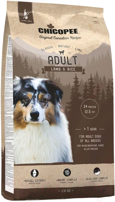 Сухой корм для собак Chicopee CNL Adult Lamb & Rice (2кг)