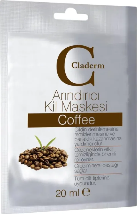 Маска для лица кремовая Claderm Coffee (20мл)