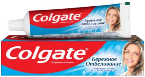 Зубная паста Colgate Бережное отбеливание (100мл)