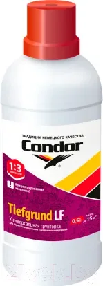 Грунтовка CONDOR Tiefgrund LF (0.5кг) — фото 3