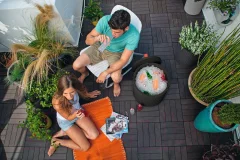 Стул садовый Keter Cool Stool / 230904 (коричневый) — фото 4