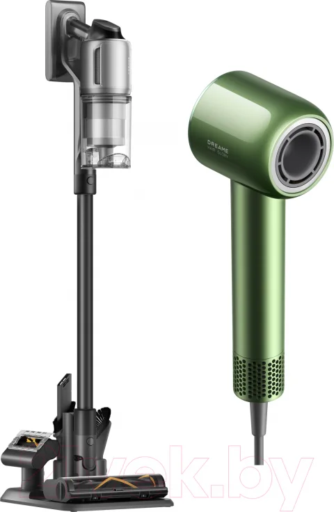 Вертикальный пылесос Dreame Cordless Vacuum Cleaner Z30 + Фен Dreame hairdryer Glory Master