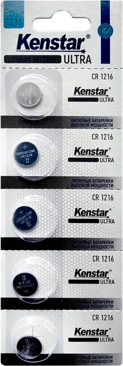 Комплект батареек Kenstar CR1216-5BL 3V / KS-CR1216-5BL