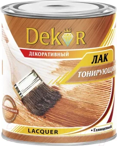 Лак Dekor Тонирующий декоративный для дерева (1.8кг, бесцветный) — фото 5