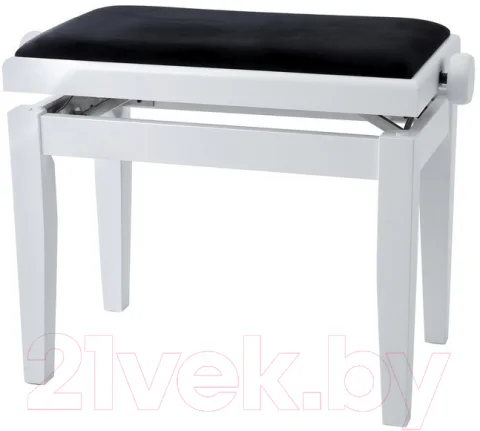 Стул для музыкантов Gewa Deluxe 130020 (белый матовый/черное сиденье)