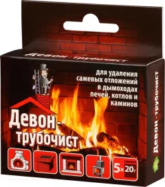Очиститель дымохода Девон Трубочист (100г) — фото 5