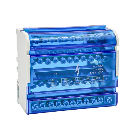 Шина нулевая в корпусе DEKRON На DIN-рейку 4x11 3L+PEN / AN0805-0004