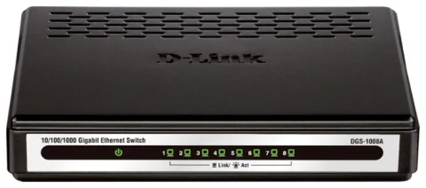 Коммутатор D-Link DGS-1008A
