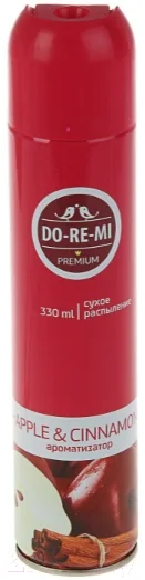 Освежитель воздуха DoReMi Премиум Яблоко и корица (330мл)