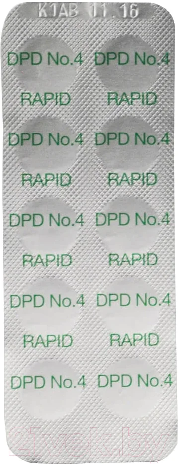 Таблетки для фотометра Chemoform DPD4