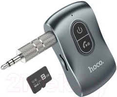 Bluetooth адаптер для автомобиля Hoco E73 (металлик) — фото 2