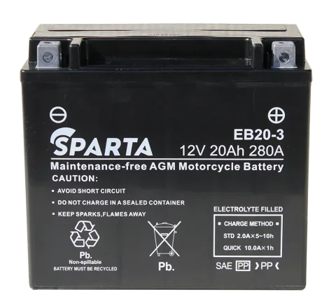 Мотоаккумулятор SPARTA EB20-3 (20 А/ч)